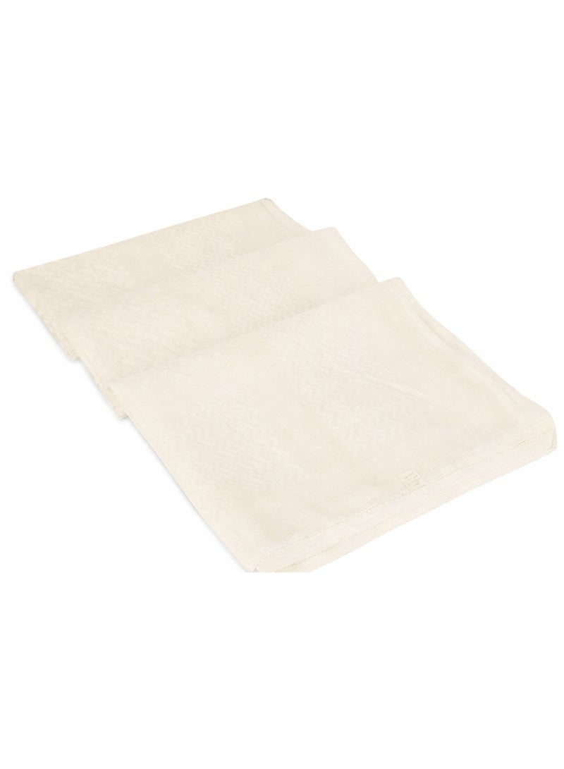 فابينني شماغ عربي كبير كريمي اللون، كوفية، وشاح رأس عربي تقليدي للرجال، وشال إسلامي، وغطاء للوجه، وكوفية خفيفة الوزن تسمح بمرور الهواء، مناسبة للشمس والغبار والصلاة. - Image 2